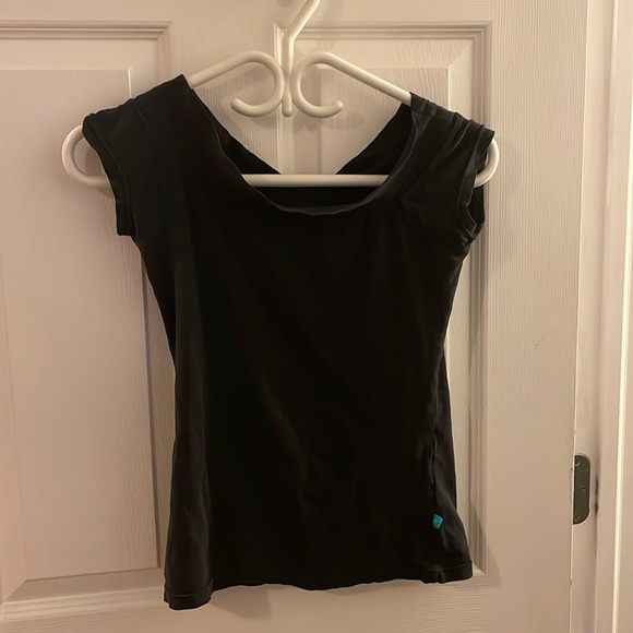 Garage Black Off Shoulder Top XS - Picture 1 of 8